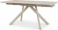 Interdepo CALISTO Extendable Dining Table, Ceramic Surface 11mm, MDF Base, 160-240 cm Length, 90 cm Width, Beige