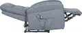 Interdepo IRIS Electric Reclining Armchair, Grey Wear-Resistant Fabric, Remote Control, 180 Degree Recline, Metal Frame, 980x1050x890 mm