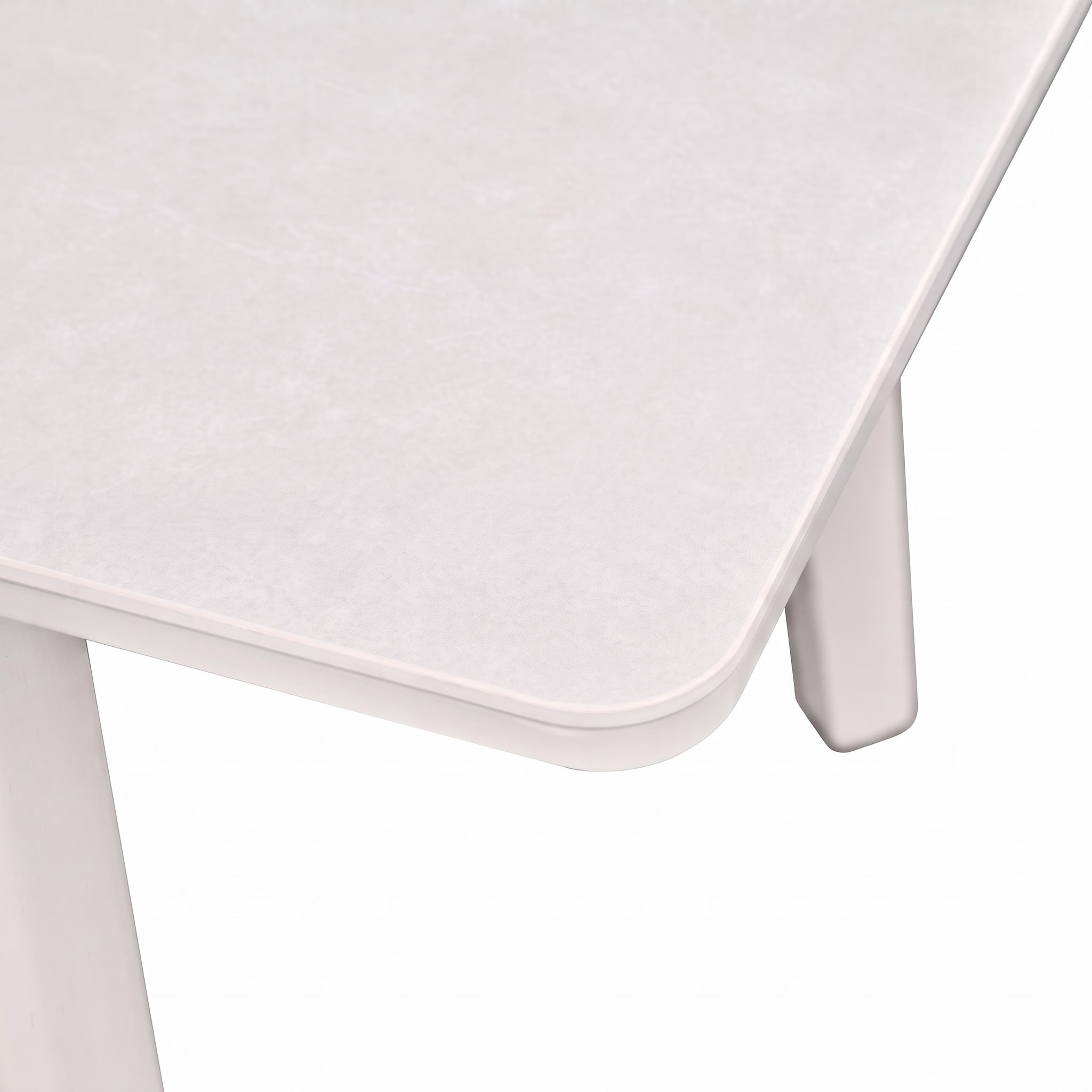 Interdepo Osten Extendable Dining Table, MDF Tabletop, Solid Rubberwood Legs, 120x80 cm (Extends to 140 cm), Elegant Design