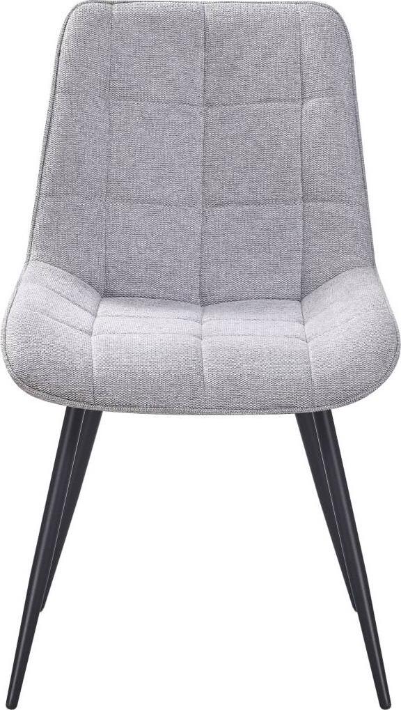 Interdepo EVO New Ergonomic Four-Legged Chair, Wear-Resistant Metal Frame, Teddy Textile Upholstery, 510x870x440 mm