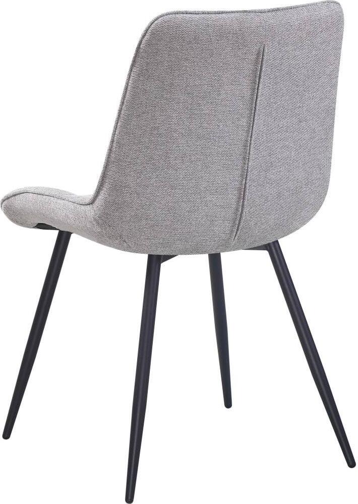 Interdepo EVO New Ergonomic Four-Legged Chair, Wear-Resistant Metal Frame, Teddy Textile Upholstery, 510x870x440 mm