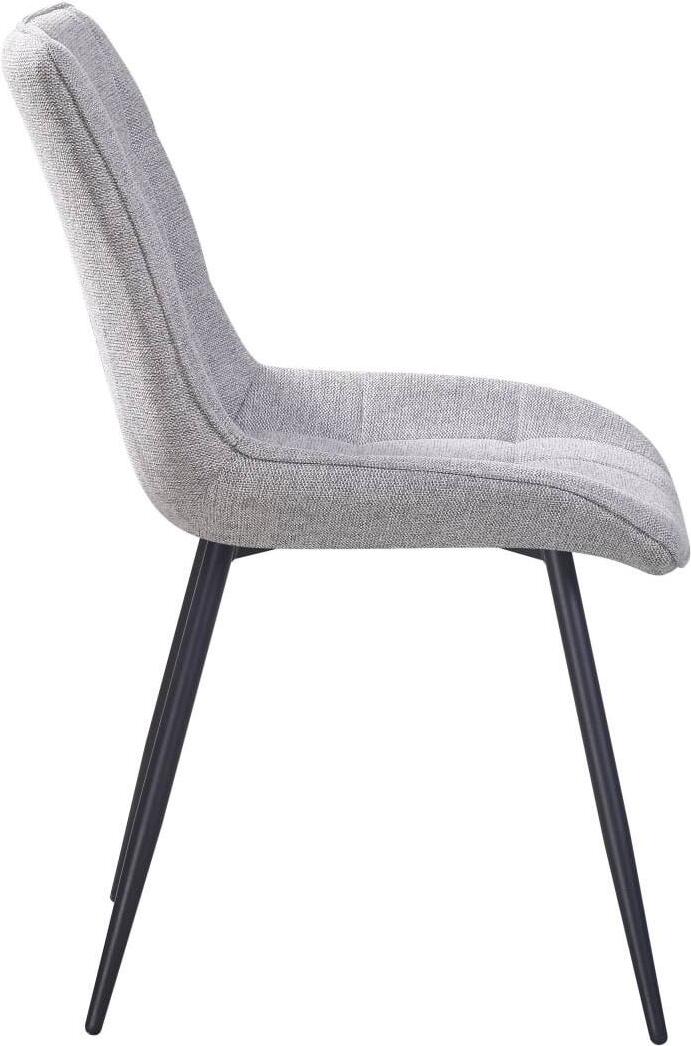 Interdepo EVO New Ergonomic Four-Legged Chair, Wear-Resistant Metal Frame, Teddy Textile Upholstery, 510x870x440 mm