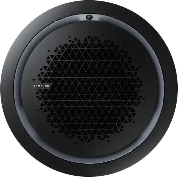 Samsung PC4NBNMAN 360 Cassette Round Open Type Fascia Panel, Color: Black, 105 cm Diameter, with IR Receiver and LED Display for AC**KN4DCH/AA, AM**KN4DCH/AA