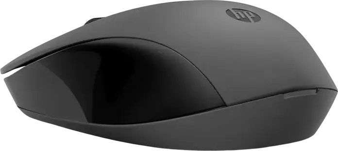 HP 150 Wireless Mouse, Optical Sensor 1600 dpi, Bluetooth and RF USB Connectivity, Ambidextrous, 3 Buttons, Black