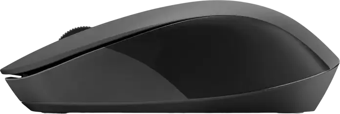 HP 150 Wireless Mouse, Optical Sensor 1600 dpi, Bluetooth and RF USB Connectivity, Ambidextrous, 3 Buttons, Black