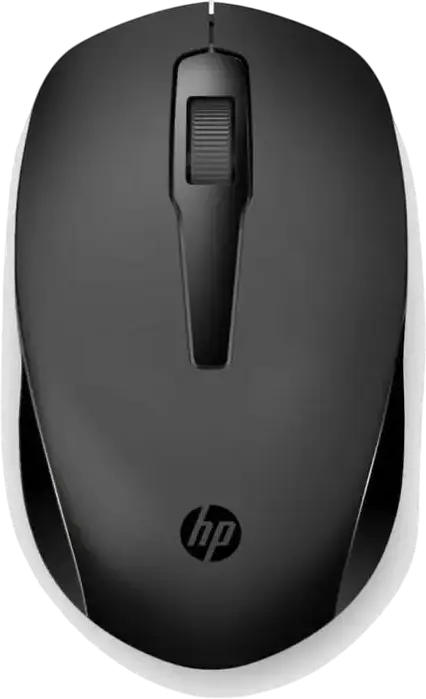 HP 150 Wireless Mouse, Optical Sensor 1600 dpi, Bluetooth and RF USB Connectivity, Ambidextrous, 3 Buttons, Black