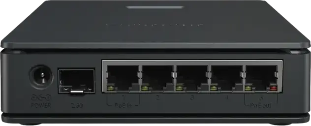 MikroTik hAP ax S AX3000 Punct de Acces Wi-Fi 6 Dual-band, 5x Gigabit Ethernet, SFP 2.5G, 512MB RAM, RouterOS v7, Negru