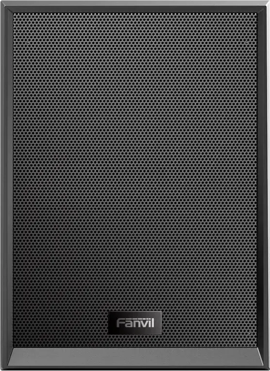 Fanvil A212 Wall-mounted IP Audio Terminal Speaker, 15W RMS, SIP/ONVIF Support, Built-in Microphone, Intercom, PoE+, Black