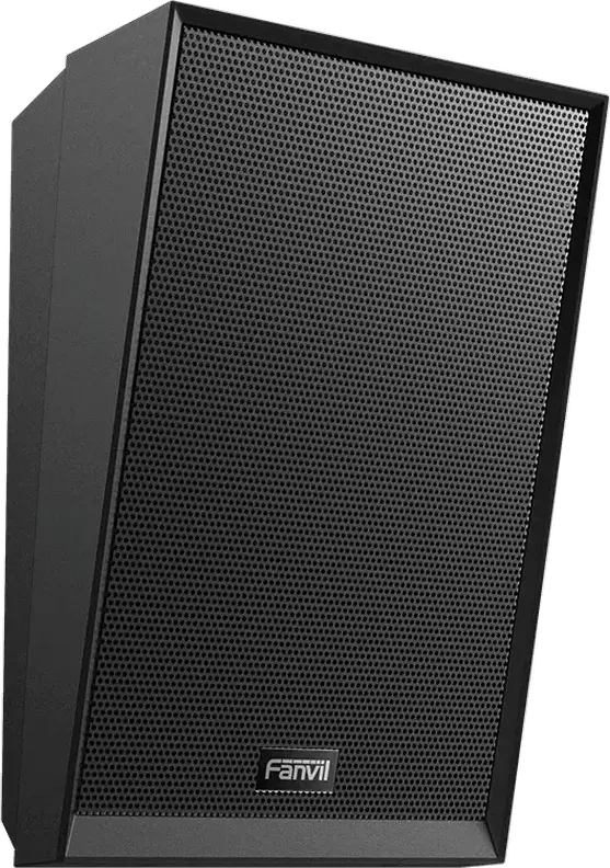 Fanvil A212 Wall-mounted IP Audio Terminal Speaker, 15W RMS, SIP/ONVIF Support, Built-in Microphone, Intercom, PoE+, Black