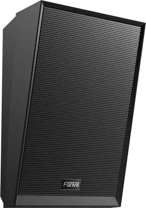 Fanvil A212 Wall-mounted IP Audio Terminal Speaker, 15W RMS, SIP/ONVIF Support, Built-in Microphone, Intercom, PoE+, Black