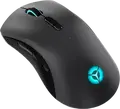 Mouse Gaming Wireless Lenovo Legion M600, Senzor Pixart 3335 16000 DPI, Conectivitate 2.4GHz/Bluetooth/USB-C, Ambidextru, 9 Butoane, RGB, Negru/Gri