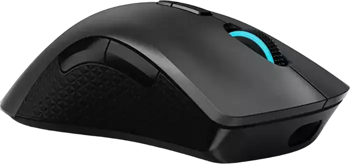Mouse Gaming Wireless Lenovo Legion M600, Senzor Pixart 3335 16000 DPI, Conectivitate 2.4GHz/Bluetooth/USB-C, Ambidextru, 9 Butoane, RGB, Negru/Gri