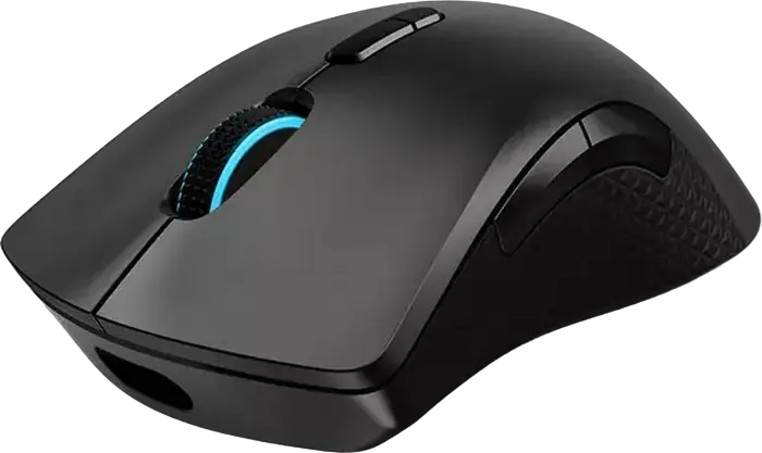 Mouse Gaming Wireless Lenovo Legion M600, Senzor Pixart 3335 16000 DPI, Conectivitate 2.4GHz/Bluetooth/USB-C, Ambidextru, 9 Butoane, RGB, Negru/Gri