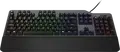Lenovo Legion K500 RGB Mechanical Gaming Keyboard, Red Switches, Wired USB, Full-sized, Detachable Palm Rest, Programmable Keys, Black