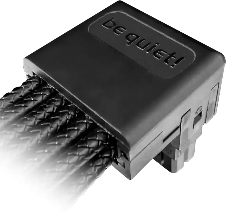 Кабель питания be quiet! BC073 12V-2x6 / 12VHPWR PCI Express, 600 Вт, угол 90 градусов, 700 мм, в индивидуальной оплетке, черный, для Dark Power 13, Straight Power 12, Pure Power 12 M