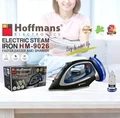 Fier de calcat cu abur fara fir Hoffmans HM-9026, 2800W, talpa ceramica, rezervor apa 400ml, sistem auto-curatare, filtru anti-calcar