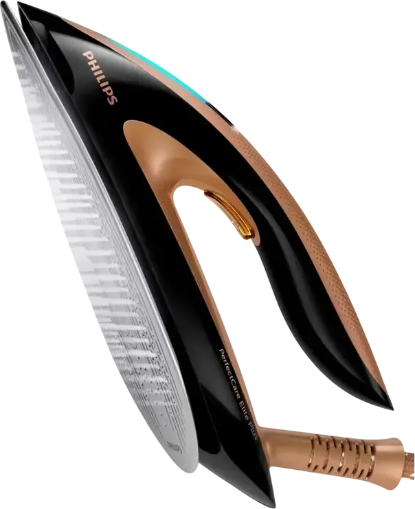 Парогенератор Philips PerfectCare Elite Plus GC9682/80, подошва T-ionicGlide, OptimalTEMP, датчик DynamiQ, резервуар 1.8 л, черный с золотом