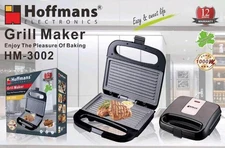 Grill electric HOFFMANS HM-3002 1000w (438-86)