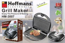 Grill electric HOFFMANS HM-3007 1000w (438-87)