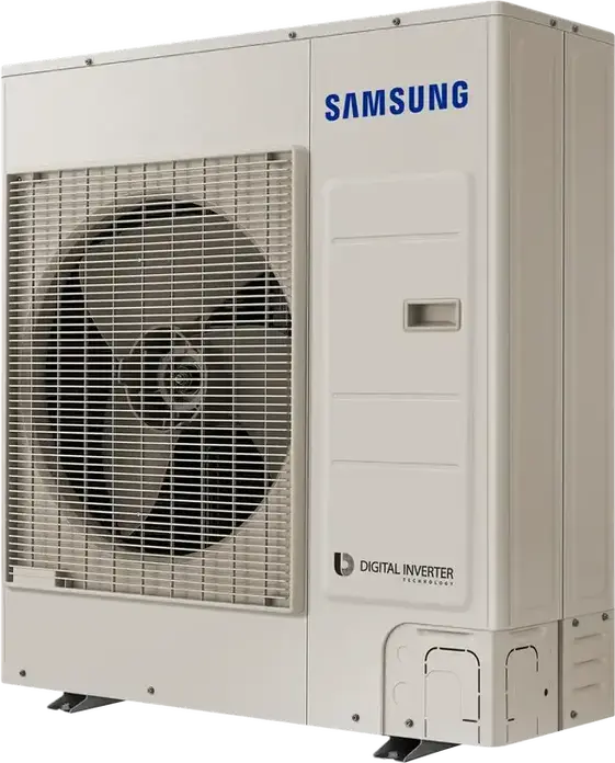 Samsung AC100RXADKG Outdoor Air Conditioning Unit, Smart Inverter, Cooling 12kW/34kBTU, Heating 15.5kW, Energy Class A++, R-32 Refrigerant, White