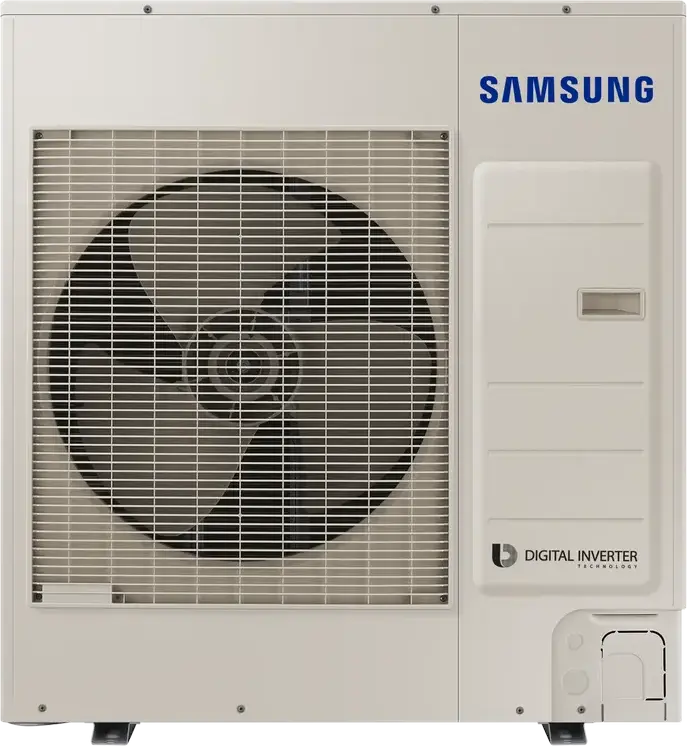 Samsung AC100RXADKG Outdoor Air Conditioning Unit, Smart Inverter, Cooling 12kW/34kBTU, Heating 15.5kW, Energy Class A++, R-32 Refrigerant, White