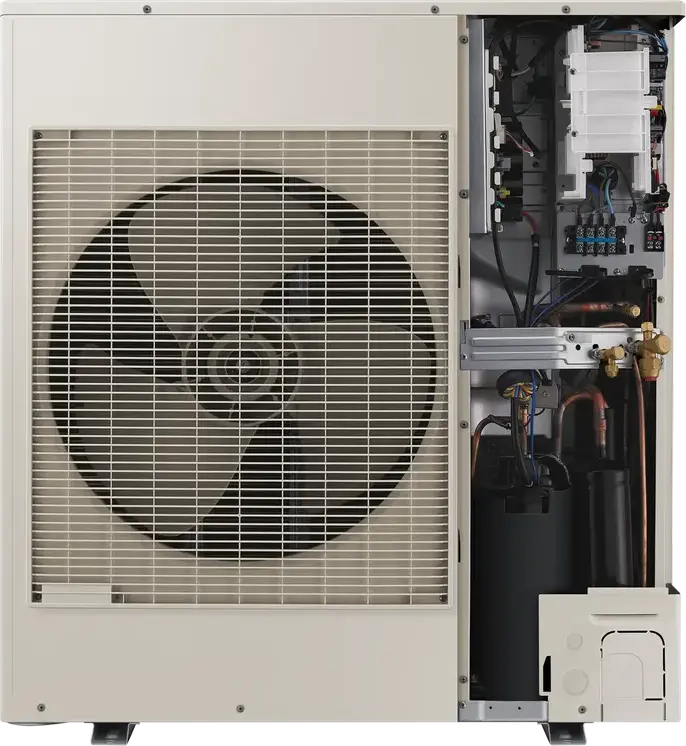 Samsung AC100RXADKG Outdoor Air Conditioning Unit, Smart Inverter, Cooling 12kW/34kBTU, Heating 15.5kW, Energy Class A++, R-32 Refrigerant, White