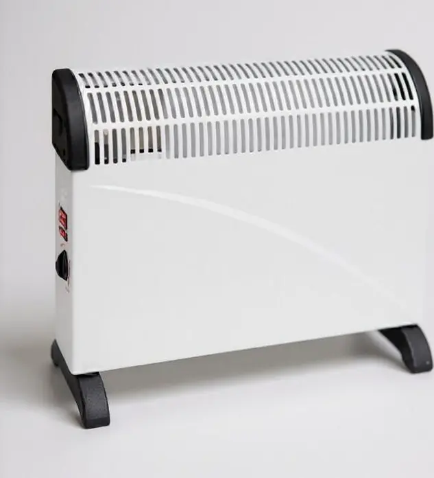 HuaTuo CH-2000A Electric Convector Heater, 2000W, 3 Heat Settings, Adjustable Thermostat, 24h Timer, Overheating Protection, White