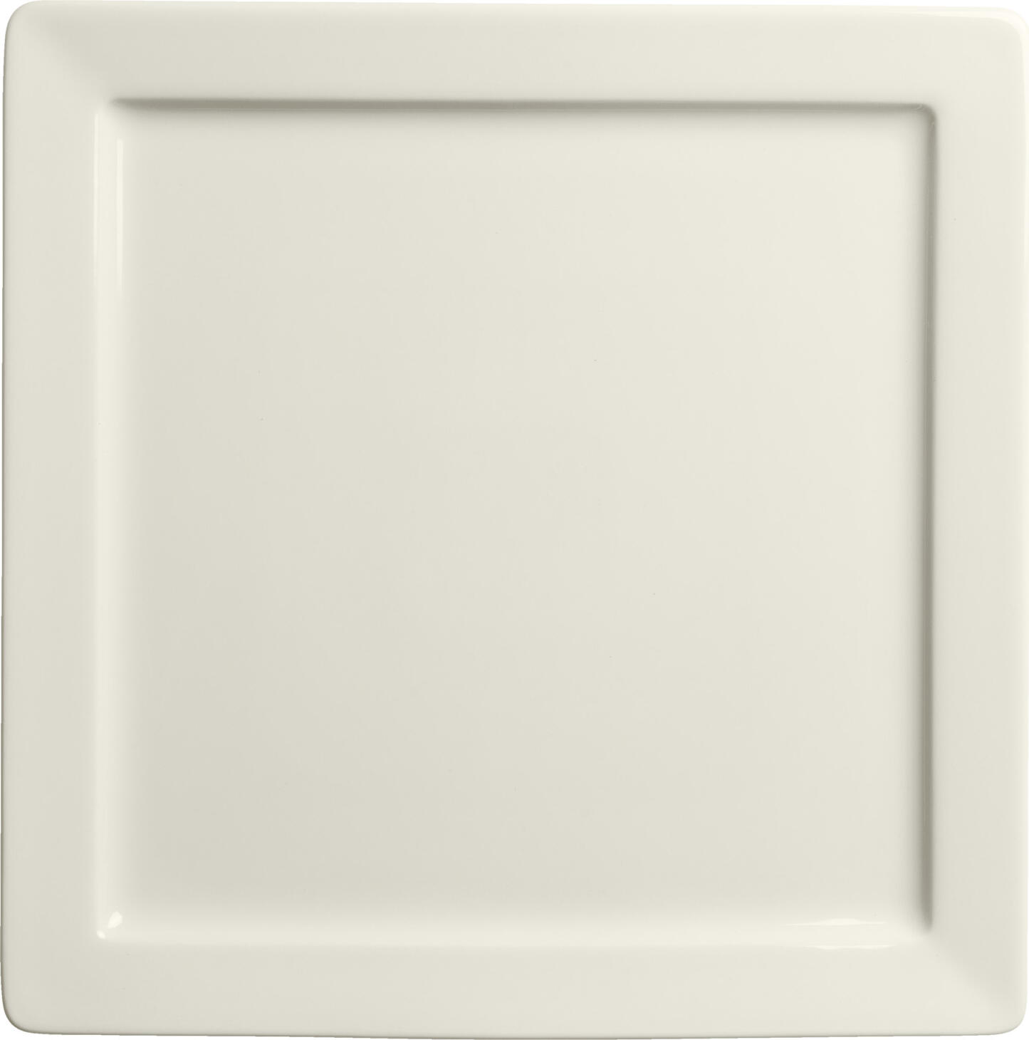Квадратные фарфоровые тарелки Vega Opus, цвет слоновая кость, 30x30x2.2 см, устойчивые к царапинам, подходят для посудомоечной машины и микроволновой печи, набор из 6 предметов