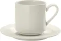 VEGA LUSINI Solutions GmbH Coffee cup Opus stackable Kaffeetasse Opus stapelbar Coffee cup Opus stackable; 230 ml, 8x8 cm (ØxH); ivory; 6 piece / pack Kaffeetasse Opus stapelbar; 230 ml, 8x8 cm (ØxH); elfenbein; 6 Stück / Pack The stackable coffee cup from the Opus range is the ideal solution for efficient workflows in professional catering. Its timeless design adapts to a variety of table-top concepts and ensures a stylish presentation of coffee. This robust catering porcelain is durable, easy to care for and dishwasher-safe. As it is stackable, the coffee cup is particularly suitable for breakfast areas, conferences and hotel restaurants. 5-year availability service! Die stapelbare Kaffeetasse aus der Serie Opus ist die ideale Lösung für effiziente Abläufe im professionellen Service. Ihr zeitloses Design passt sich unterschiedlichen Table‑Top‑Konzepten an und sorgt für eine stilvolle Kaffeepräsentation. Das widerstandsfähige Gastronomieporzellan ist langlebig, pflegeleicht und spülmaschinenfest. Durch die Stapelbarkeit eignet sich die Kaffeetasse besonders für Frühstücksbereiche, Konferenzen und Hotelrestaurants. 5 Jahre Nachkaufservice!