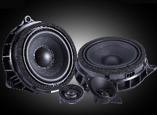 Комплект из 4 компонентов STEG BMX45CII для BMW X-Series (from 2004), 2-полосные динамики, 100 мм, 100 Вт RMS, неодимовый магнит, Plug & Play
