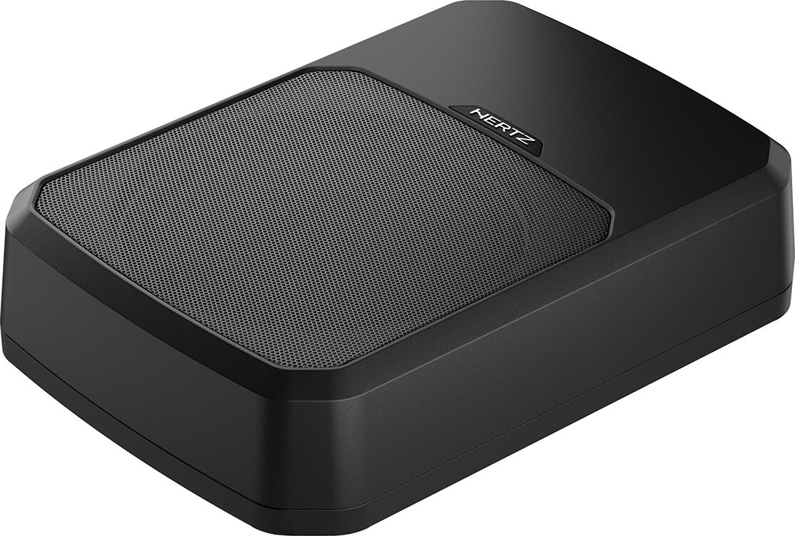 Subwoofer Activ Plat Hertz Dieci DBA 201 F, Difuzor 200mm 8 inch, 220W RMS, Amplificator Clasa D, Cutie Sigilata Ultra Plata, Include Telecomanda HRC 01