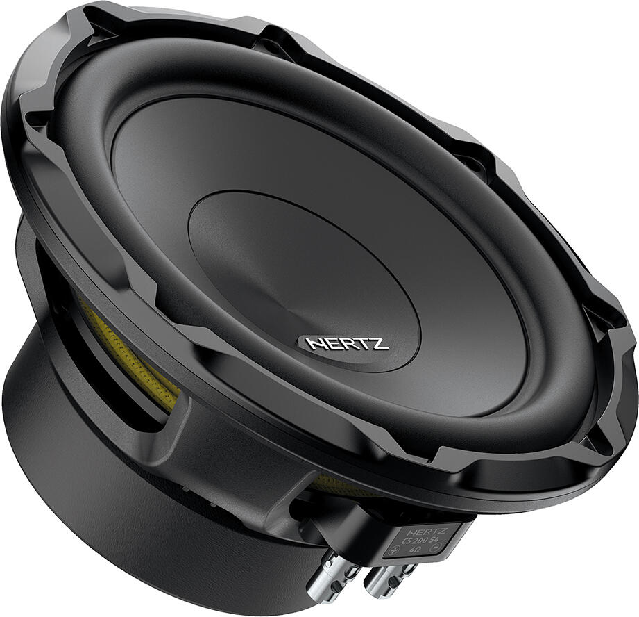 Hertz Cento CS 200 S4 Subwoofer, 200 mm (8 in), 4 Ohm, 150W RMS / 300W Peak, Polypropylene Cone, 9mm Xmax, High Density Ferrite Magnet