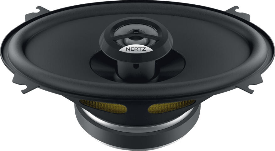 Hertz DCX 460.3 Dieci 2-Way Coaxial Loudspeakers, 4 x 6 Inch, 4 Ohm, 40W RMS / 80W Peak, 93dB Sensitivity, High-Density Ferrite Magnet