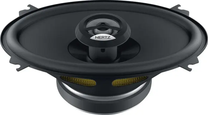 Hertz DCX 460.3 Dieci 2-Way Coaxial Loudspeakers, 4 x 6 Inch, 4 Ohm, 40W RMS / 80W Peak, 93dB Sensitivity, High-Density Ferrite Magnet