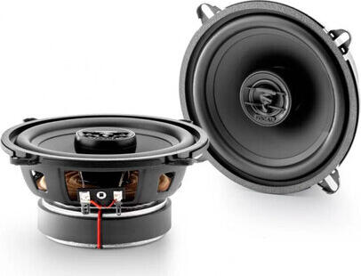 Focal ACX-130 Auditor Evo 2-Way Coaxial Speaker Set of 2, 13 cm Polypropylene Woofer, Inverted Dome Mylar Tweeter, 100W Max, 50W RMS, with Grilles