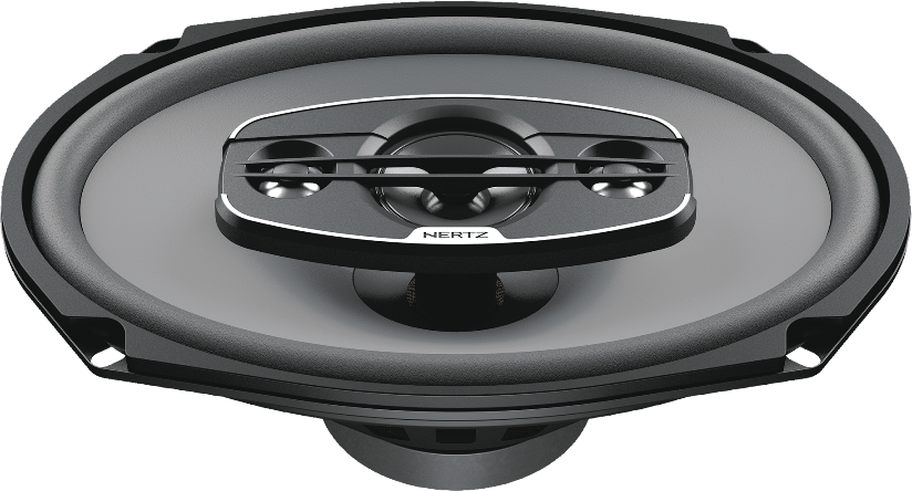 Hertz X 690 Uno Series 4-Way Coaxial Car Speakers, 6x9 Inch Oval, 340W Peak, 85W Nominal, 4 Ohm, High Sensitivity for Rear Shelf