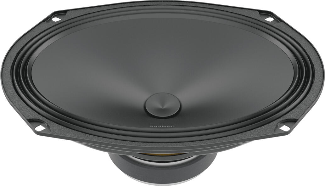 Audison AP 690 Prima Series 6x9 inch Elliptical Woofer, 4 Ohm, 100W RMS 300W Peak, 95dB Sensitivity, Water-Repellent Cellulose Cone