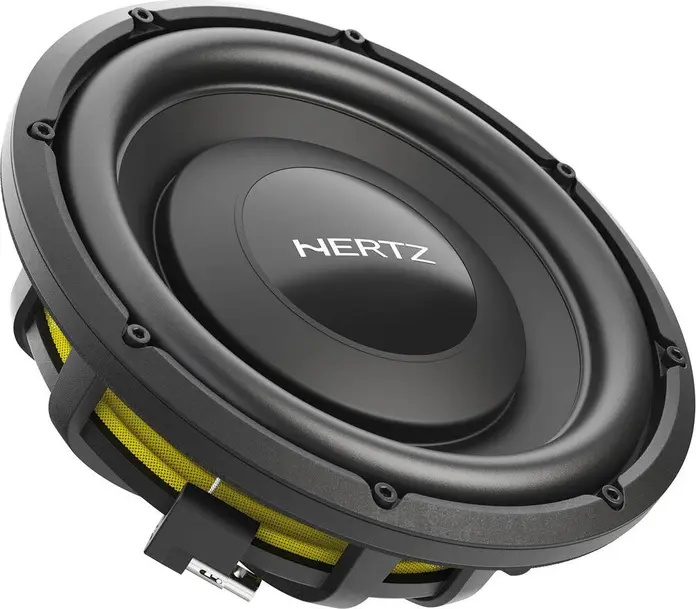 Subwoofer Slim Hertz Mille PRO MPS 300 S4, profil redus, 300mm 12 inch, 4 Ohm, 500W RMS 1000W Peak, Tehnologie A.I.R., cu grila de protectie
