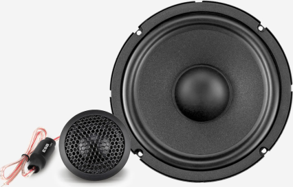 ESB 1.6K2 1000 Series Two-Way Component Speaker System, 165mm Woofer, 25mm Silk Dome Tweeter, 70W Nominal 140W Peak, 4 Ohm, Set of 2