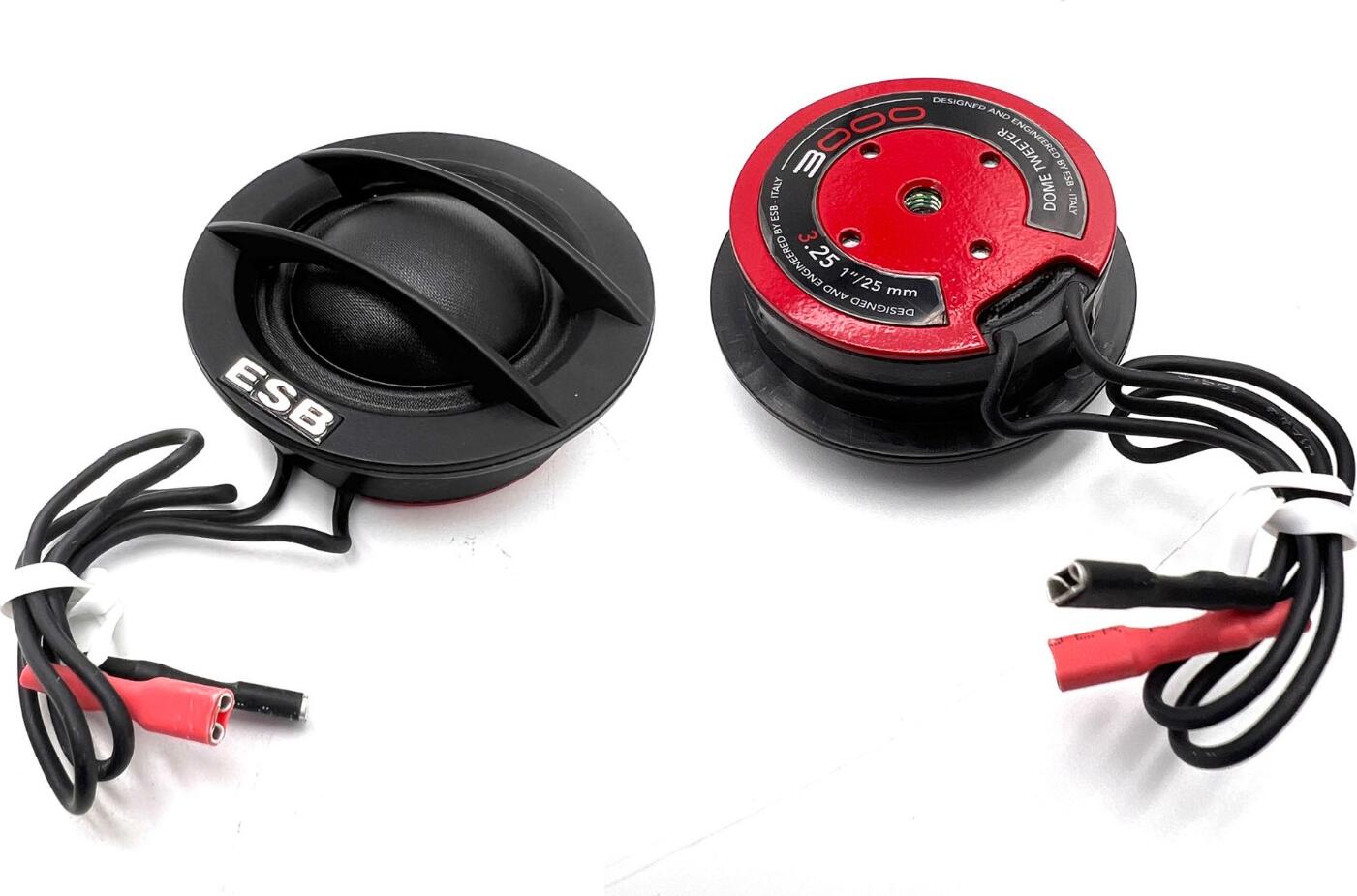 Set de 2 Difuzoare de înaltă frecvență ESB 3.25 Seria 3000, Dom Silk, Magnet Neodim N42, 90W, 4 Ohm, Sisteme Audio Auto