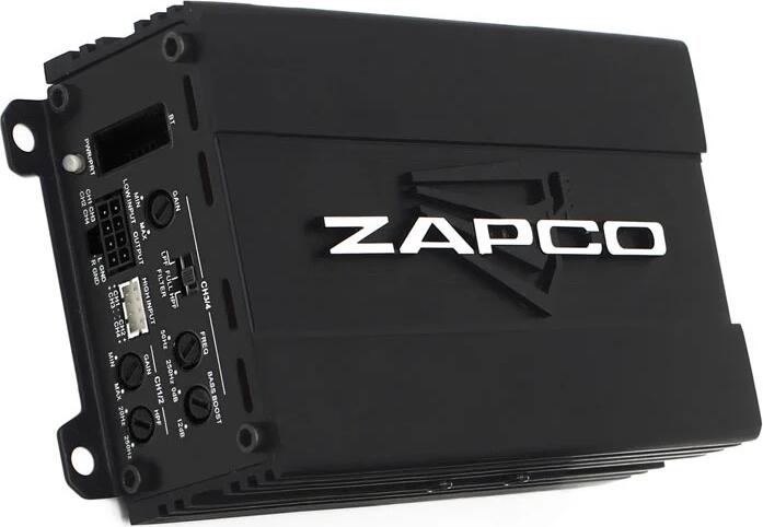 ZAPCO ST-64D SQ MINI — 4-канальный мини-усилитель класса D