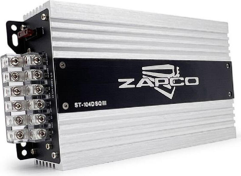 ZAPCO ST-104D SQ III — 4-канальный компактный усилитель класса D