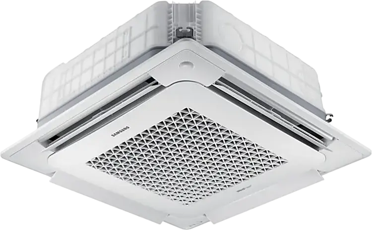 Unitate Interioara Aer Conditionat Samsung AC160BN4DEH WindFree Caseta de Tavan 4 Directii, Inverter, Racire 13.5 kW, Incalzire 18 kW, Alb, 380V