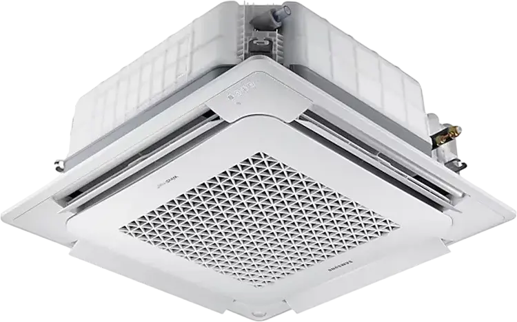 Unitate Interioara Aer Conditionat Samsung AC160BN4DEH WindFree Caseta de Tavan 4 Directii, Inverter, Racire 13.5 kW, Incalzire 18 kW, Alb, 380V