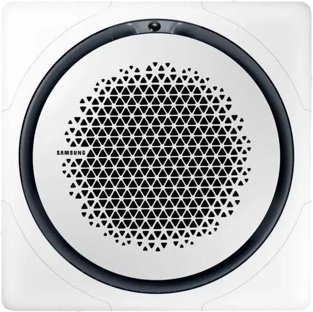 Samsung AC100RN4PKG Ceiling Cassette Air Conditioner Interior Unit, Cooling 10kW, Heating 11.2kW, A++ Energy Class, R-32 Refrigerant, 360 Air Supply, White