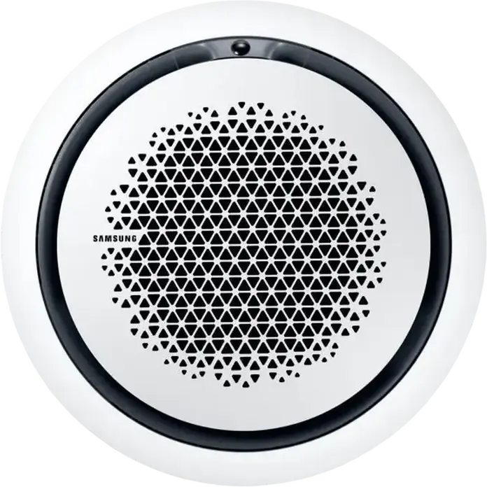 Samsung AC100RN4PKG Ceiling Cassette Air Conditioner Interior Unit, Cooling 10kW, Heating 11.2kW, A++ Energy Class, R-32 Refrigerant, 360 Air Supply, White