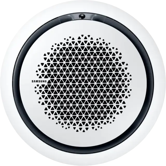 Samsung AC100RN4PKG Ceiling Cassette Air Conditioner Interior Unit, Cooling 10kW, Heating 11.2kW, A++ Energy Class, R-32 Refrigerant, 360 Air Supply, White