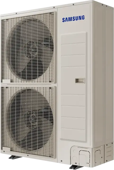 Samsung AC140JXMDGH Commercial Outdoor Air Conditioning Unit, Inverter, 3-Phase, R-410A, 13.9 kW Cooling / 18.5 kW Heating, Dual Fan, White