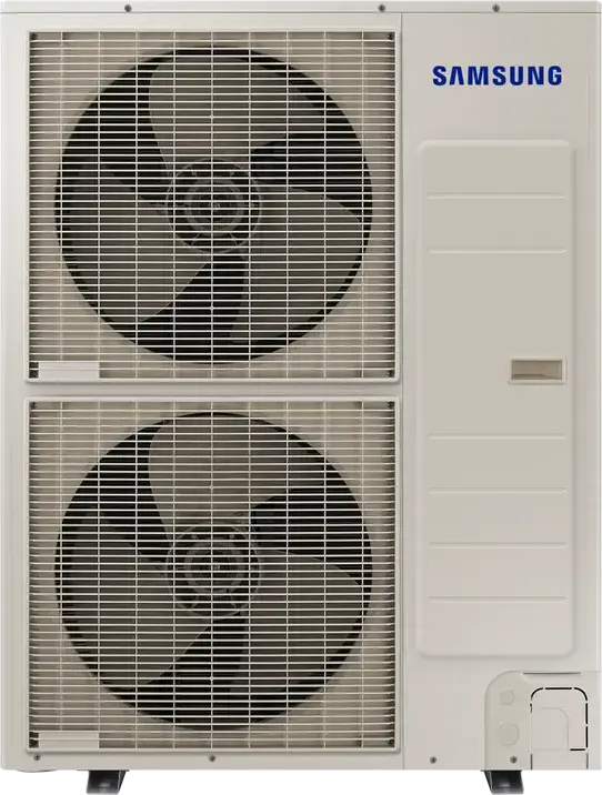 Samsung AC140JXMDGH Commercial Outdoor Air Conditioning Unit, Inverter, 3-Phase, R-410A, 13.9 kW Cooling / 18.5 kW Heating, Dual Fan, White