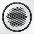 Samsung AC071RN4PKG Inverter Ceiling Cassette Air Conditioner, 360 Cassette, Cooling 7.1kW, Heating 8kW, Energy Class A++, R-32 Refrigerant, White/Black